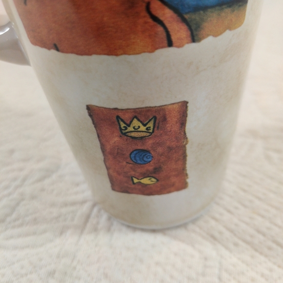 🐾 Aline Gauthier Cat & Fish And Playing With Mouse Design Dinner Coffee Mug - Picture 7 of 12